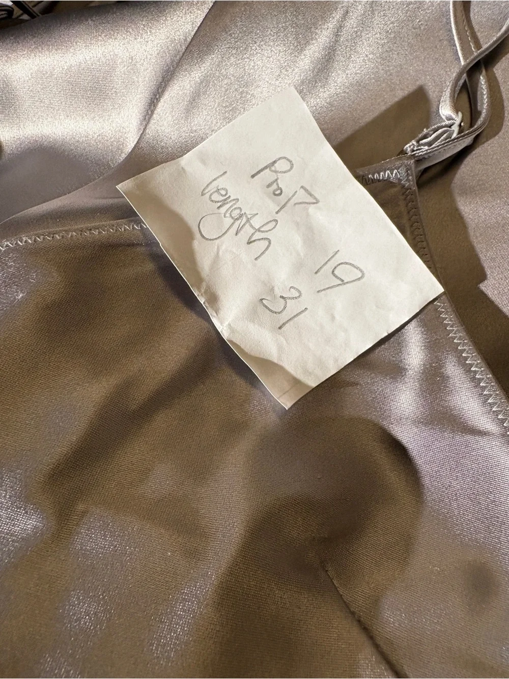 SKIMS Heavyweight Satin Cami Dress. Callout